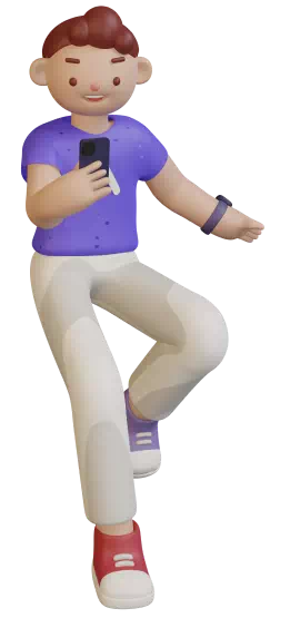 Person with phone